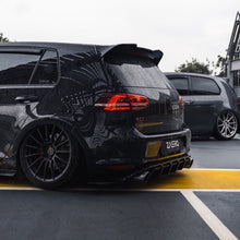 Load image into Gallery viewer, ZAERO Design EVO-1 Gloss Black Rear Diffuser for Volkswagen Golf GTI Mk7 (2013-2017) - ABS Rear Bumper Valance