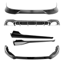 Load image into Gallery viewer, VW Golf GTI Mk8 Clubsport ZAERO EVO-1 Gloss Black Body Kit (2020+) | Front Splitter, Side Skirts, Rear Diffuser, Roof Spoiler