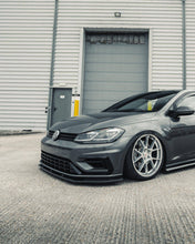 Load image into Gallery viewer, Volkswagen VW Golf R Mk7.5 2017-2020 Carbon Fibre Performance Front Splitter / Front Lip Spoiler – Gloss OEM Fit (7.5 Facelift), CFRP 2x2 Twill