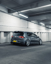 Load image into Gallery viewer, Volkswagen Golf R Mk7.5 Rear Bumper Diffuser/Valance - ZAERO Design EVO-1, Gloss Black ABS (2017-2020 Facelift)