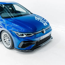Load image into Gallery viewer, VW Golf R Mk8 EVO-1 Gloss Black Front Splitter by ZAERO (2020-2024)