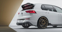 Load image into Gallery viewer, Volkswagen Golf R Mk8 (Golf 8 R) Rear Diffuser EVO-1 Gloss Black ABS by ZAERO Design | Fits 2020-2024 | OEM+ Rear Valance Styling Upgrade