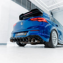 Load image into Gallery viewer, VW Golf R Mk8 & Mk8.5 EVO-1 Gloss Black Rear Diffuser by ZAERO (2020+)