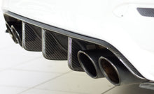 Load image into Gallery viewer, BMW M3 M4 F80 F82 F83 Rear Diffuser by Rieger (2012-2018) - OEM-Fit ABS Rear Bumper Insert for Quad Exhaust - Matte or Gloss Black