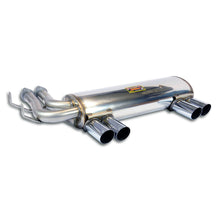 Load image into Gallery viewer, Supersprint Gen 2 Sport Rear Silencer/Muffler Exhaust for BMW E46 M3 S54 (1999-2006) Coupe & Convertible - 80mm Quad Tips, T304 Stainless - Part 043926