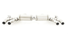 Load image into Gallery viewer, Remus Non-Resonated Cat back System Left/Right with Integrated valves using the OE valve control system with 4 tail pipes Ø 102 mm angled, straight cut, chromed - 8 Series F92 M8 441 kW S63B44B 2019-