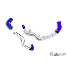 Load image into Gallery viewer, AIRTEC Motorsport 2.5 Inch Hot Side Boost Pipe / Alloy Charge Pipe for Ford Fiesta ST180 1.6 EcoBoost - Direct Fit for Revo S242 Turbo Kit, Compatible with Turbo Technics S242, Includes Pro Hoses Silicone Joiner