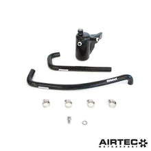 Load image into Gallery viewer, AIRTEC Motorsport Ford Fiesta ST MK8 1.5 EcoBoost Oil Catch Can & Engine Breather Kit - Baffled PCV Separator, Pro-Series Black with Dipstick, Pro Hoses - Direct Fit