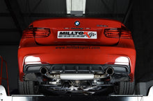Load image into Gallery viewer, Milltek Sport BMW 3 Series F30 328i M Sport N20 2.0T 3" Cat-Back Exhaust System (2012+) - Stainless Steel, Twin 90mm GT90 Polished Tips - EC Approved or Non-Res Race - SSXBM961/SSXBM962
