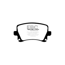 Load image into Gallery viewer, EBC Brakes PD07KR041 Audi TT 8J quattro Rear Brake Pad & USR Slotted Disc Kit, 310mm (TRW Rear Caliper) - Redstuff 3000, DP31518C + USR1458