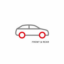 Load image into Gallery viewer, EBC Brakes PD40K2028 Volvo C70 S70 V70 Mk1 ATE Calipers Front & Rear Brake Discs & Pads Kit - Ultimax2 Pads, Plain Discs 280mm/295mm (1996-2005)