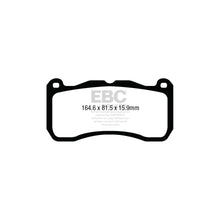 Load image into Gallery viewer, EBC DP43013R Yellowstuff Front Brake Pads for Ford Mustang Shelby GT500 5.8 Supercharged 2013-2014 - Performance Road & Track - R90 Approved