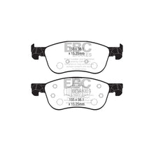 Load image into Gallery viewer, EBC PD13KF870 Yellowstuff 4000 Front Brake Pads & GD Slotted Dimpled Discs Kit for Ford Fiesta ST Mk8 1.5 EcoBoost (ATE Caliper) 278mm - DP42353R + GD1963