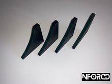 Load image into Gallery viewer, Rear Bumper Diffuser 4 Fin Spoiler For VW Golf MK5 GTI GTD 2010-14