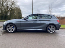 Load image into Gallery viewer, BMW 1 Series M135i Pre-Facelift Pre-LCI (F20/F21) Full Body Kit - Splitter, Side Skirts, Rear Spats, Rear Diffuser, Gloss Black Spoiler & Kidney Grilles, M Performance Style Mirror Covers - Direct Fit, No Paint, UK