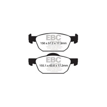 Load image into Gallery viewer, EBC PD13KF837 Honda Civic Performance Front Brake Kit - Yellowstuff Pads & GD Grooved/Dimpled 293mm Vented Discs - ATE Caliper - 9th/10th Gen 2012-on (1.4, 1.8, 1.5T, 1.6/2.2 i-DTEC)