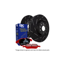 Load image into Gallery viewer, EBC PD07KF311 BMW 5 Series F10/F11 Front Brake Kit - Redstuff Ceramic Pads DP32103C & USR Slotted Discs USR1802R (348mm, TRW Caliper) Low Dust Performance Upgrade