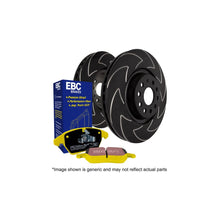Load image into Gallery viewer, EBC Yellowstuff PD18KR030 Rear Brake Pads & BSD Slotted Discs Kit 280mm for Ford Focus Mk2/ST, C-Max; Volvo C30/C70/S40/V50/V40 (ATE Rear Calipers)