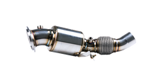 Load image into Gallery viewer, Stone Exhaust Eddy Catalytic Downpipe for BMW 5 Series N20 (F10/F11 2010-2017) 520i 528i - High-Flow Catted Sports Cat, Euro 6 Compliant & MOT Friendly, SUS304, Direct Fit - A206E