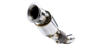 Load image into Gallery viewer, Stone Exhaust Eddy Catalytic Catted Downpipe for BMW F10/F11 5 Series 520i 528i (N26) – High-Flow Sports Cat, Euro 6 Compliant, Direct Bolt-On, No CEL – A206NE