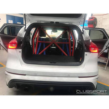 Load image into Gallery viewer, Clubsport by AutoSpecialists Bolt-In Rear Half Cage with Harness Bar for Ford Focus MK3 RS & ST250 - Show Cage, No Drilling, E355+N Steel