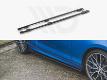 Load image into Gallery viewer, Maxton Design Racing Durability Side Skirt Extensions/Diffusers for BMW 1 Series F21 M135i M140i M Sport (M Pack) 3‑Door (2011–2019) – 10mm ABS, Matte Black or Red Core
