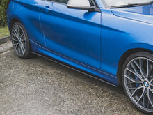 Load image into Gallery viewer, Maxton Design Racing Durability Side Skirt Extensions/Diffusers for BMW 1 Series F21 M135i M140i M Sport (M Pack) 3‑Door (2011–2019) – 10mm ABS, Matte Black or Red Core