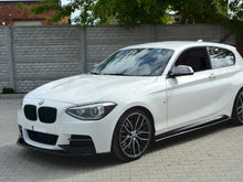 Load image into Gallery viewer, Maxton Design Gloss Black Front Splitter Front Bumper Lip Spoiler for BMW 1 Series F20 F21 M-Power Pre-LCI/Pre-Facelift (2011-2015)