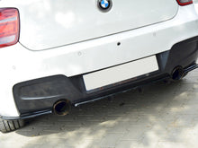 Load image into Gallery viewer, Maxton Design Gloss Black Rear Side Splitters for BMW 1 Series M135i F20 F21 (2011-2015 Pre-Facelift) - Rear Spats / Corner Splitters