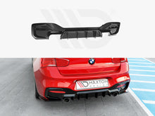 Load image into Gallery viewer, Maxton Design Gloss Black Rear Valance BMW 1 F20/ F21 Facelift M-Power (2015-19)