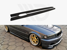 Load image into Gallery viewer, Maxton Design Gloss Black Side Skirt Splitters Diffusers for BMW 3 Series E46 Coupe M Sport/M Pack 1999-2003