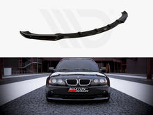 Load image into Gallery viewer, Maxton Design Gloss Black Front Splitter / Bumper Lip Spoiler for BMW 3 Series E46 Saloon (Sedan) Facelift 2001-2007