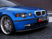 Load image into Gallery viewer, Maxton Design Gloss Black ABS Front Bumper Splitter / Lip Spoiler for BMW 3 Series E46 Compact (2000-2004)