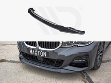 Load image into Gallery viewer, BMW 3 Series G20 M Sport Front Splitter V.1 Gloss Black | Maxton Design 2019-2022 | Front Lip Spoiler ABS | Fits M Sport Bumper