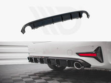 Load image into Gallery viewer, Maxton Design Gloss Black Rear Diffuser/Valance for BMW 3 Series G20/G21 (2018-2022) - ABS Add-On, No-Drill OEM Fit, Saloon & Touring
