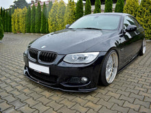 Load image into Gallery viewer, Maxton Design Front Splitter V2 Gloss Black for BMW 3 Series E92 Coupe M Sport Facelift LCI 2010-2013 Front Lip Spoiler