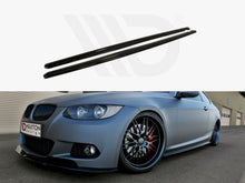 Load image into Gallery viewer, Maxton Design ABS Gloss Black Side Skirt Splitters/Extensions for BMW 3 Series E92 Coupe M Sport 2006–2009 (Pair) with Fitting Kit
