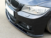 Load image into Gallery viewer, Maxton Design V.1 Gloss Black Front Splitter for BMW 3 Series E91 Touring M Sport Facelift 2008-2011 | Front Lip Spoiler/Bumper Lip