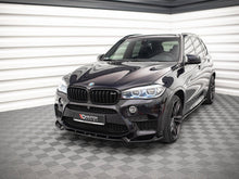Load image into Gallery viewer, Maxton Design Front Splitter V.1 Gloss Black - BMW X5 M F85 (X5M) 2014-2018 Front Lip Spoiler / Front Bumper Lip ABS