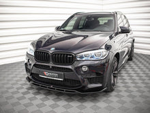 Load image into Gallery viewer, Maxton Design Front Splitter V.2 Gloss Black ABS – BMW X5 M X5M (F85) 2014-2018 Front Lip / Front Bumper Lip Spoiler