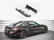 Load image into Gallery viewer, Maxton Design Gloss Black Side Flaps for BMW 4 Series G22 Coupe (2020-) M Sport/M-Pack | Side Skirt Extensions | Fits with Maxton Side Skirts BM4G22MPACKCNC-SD1