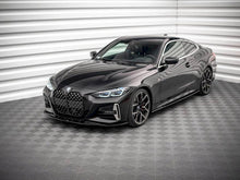 Load image into Gallery viewer, Maxton Design V.1 Gloss Black Front Splitter & Front Bumper Lip for BMW 4 Series G22 Coupe M Sport/M Pack (2020+)