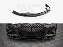 Load image into Gallery viewer, Maxton Design V.2 Gloss Black Front Splitter / Lip Spoiler for BMW 4 Series G22 Coupe M Sport (M-Pack) 2020-on