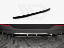 Load image into Gallery viewer, Maxton Design Gloss Black Central Rear Splitter for BMW 4 Series Coupe G22 M Sport (M Pack) 2020+ Rear Lip Diffuser