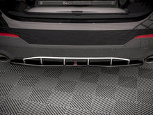 Load image into Gallery viewer, Maxton Design Gloss Black Central Rear Splitter for BMW 4 Series Coupe G22 M Sport (M Pack) 2020+ Rear Lip Diffuser