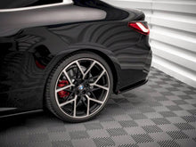 Load image into Gallery viewer, Maxton Design Gloss Black Rear Side Splitters V.1 (Rear Spats) for BMW 4 Series G22 Coupe M Sport (M Pack) 2020-on