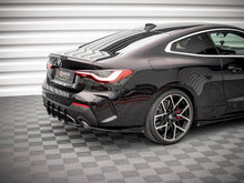 Load image into Gallery viewer, Maxton Design Gloss Black Rear Side Flaps (Rear Spats/Rear Bumper Side Extensions) for BMW 4 Series Coupe G22 M Sport M-Pack 2020+