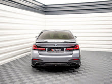 Load image into Gallery viewer, Maxton Design Gloss Black Central Rear Splitter for BMW 5 Series G30 LCI (Facelift) M Sport/M Pack 2020-on | Diffuser Style ABS