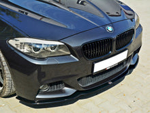 Load image into Gallery viewer, Maxton Design Gloss Black Front Splitter V.2 BMW 5 F10/F11 M-Sport (2011-2016)