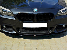 Load image into Gallery viewer, Maxton Design Gloss Black Front Splitter V.2 BMW 5 F10/F11 M-Sport (2011-2016)